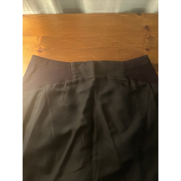 HELMUT LANG WOMENS BLACK COTTON MODAL BLEND CUFFED ELASTIC SHORTS Size 6 - Picture 12 of 12